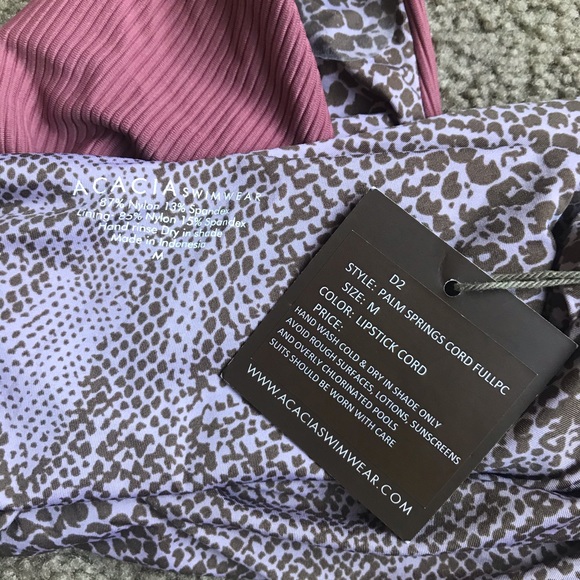 RARE Acacia Palm Springs One Piece Sz M NWT - Picture 8 of 12